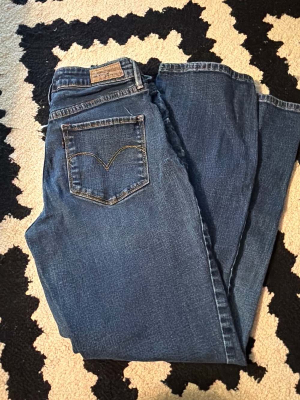 Women’s Levi jeans bold curve classic straight leg 10/30
